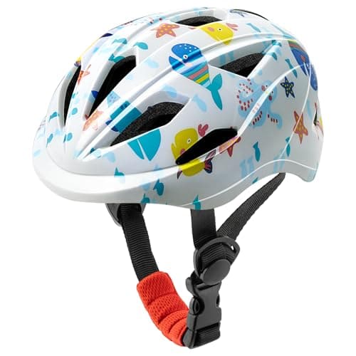 Kids Toddler Helmet Age 2-5, Adjustable Bike Helmet for 2 3 4 5 Year Old Boys Girls, Lightweight Protective Helmet for Scooter Balance Bike Cycling