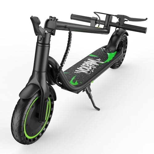 VOLPAM Electric Scooter, 350W/500W/800W/1000W/250W Powerful Motor & 19/22/ 9 MPH Top Speed, 16-28-10 Miles Long Range, Folding E Scooter Choice