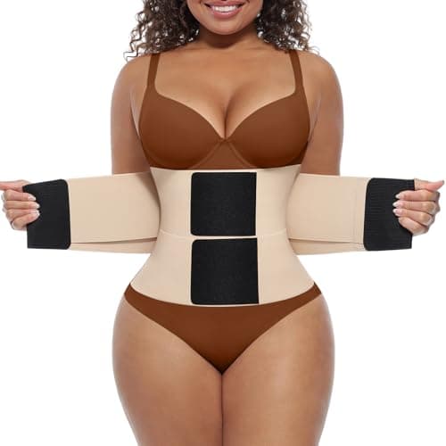 FeelinGirl Women Corset Waist Trainer Belt Tummy Control Waist Cincher Trimmer Waist Workout Body Shaper Skin XL