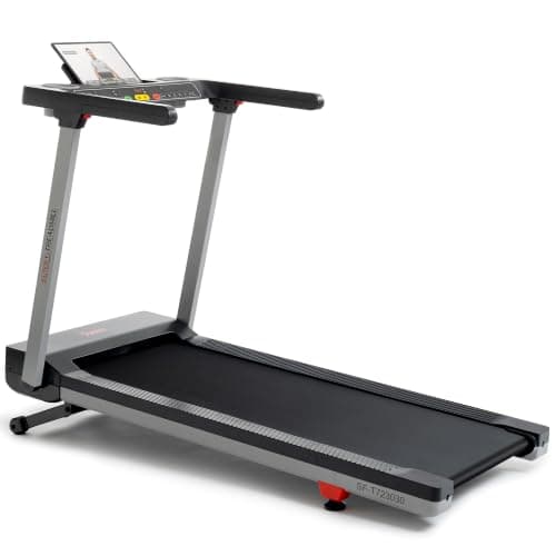 Sunny Health & Fitness Smart Fully-Assembled Treadmill with One-Click Fold/Release, 15% Auto Incline and 20" Wide Running Belt, Quiet Brushless Technology, Free SunnyFit App Connection - SF-T723030