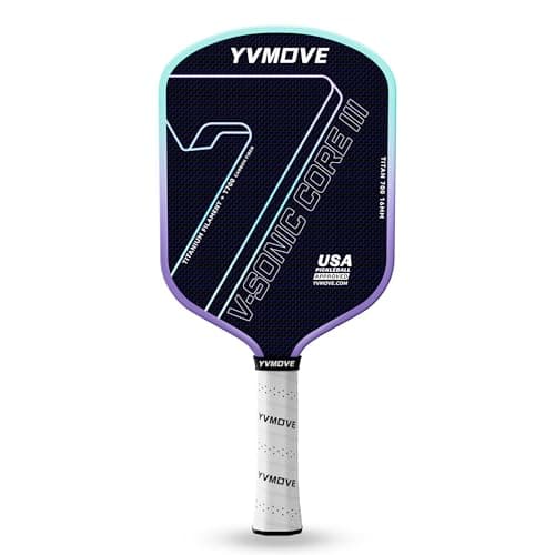 Pickleball Paddle with T700 Raw Carbon Fiber Surface & 16mm STR-Core Power Polymer Core, Premium Pickle Ball Racket Designed for Ultimate Spin & Consistency, USAPA Approved