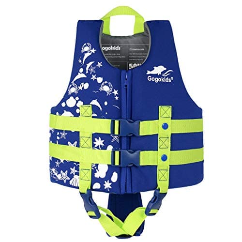 Gogokids Toddler Swim Vest, Kids Floaties – Boys & Girls Buoyancy Jacket for Pool & Beach, Fits 2-8 Years / 22-60 lbs