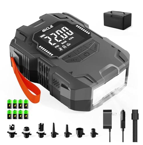 Gicle 22PSI Electric SUP Pump, Rechargeable Paddle Board Pump