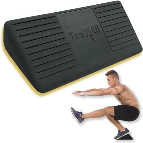 Yes4All Ankle Calf Stretcher 450LBS Rubber, Slant Board Improving Mobility & Flexibility, Anti Slip & Ergonomic Squat Wedges