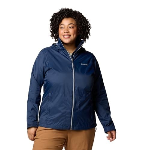 Columbia Womens Switchback IV Rain Jacket, Collegiate Navy, X-Large