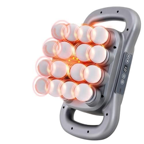 LOVMASSG 16-Head Percussion Massage Gun Set, Muscle Massager with 9 Massage Modes & Adjustable Intensity, Quiet Full-Body Relaxation for Back, Shoulders, Legs & Feet, Home, Gym & Office,