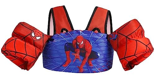 Toddler Floaties Kids Swim Vest for 22-66 Pounds Boys & Girls, Baby Swim Float Vest for Pool with Shoulder Harness Arm Wings, for Kids 2 3 4 5 6 7 Years Old Baby