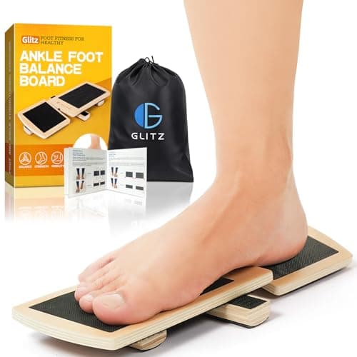 Ankle Balance Board Foot Strengthener Trainer for Sprained Ankle, Stability Exercises, Physical Therapy, Plantar Fasciitis Relief, Posture Correction, Balance Training, Anti Slip Wobble Board