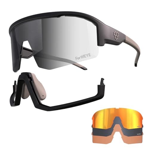 CRBN Pickleball - Pivot Pickleball Glasses for Men & Women - Eye Protection - Photochromic Lens Provides Sun & Impact Protection in All Conditions