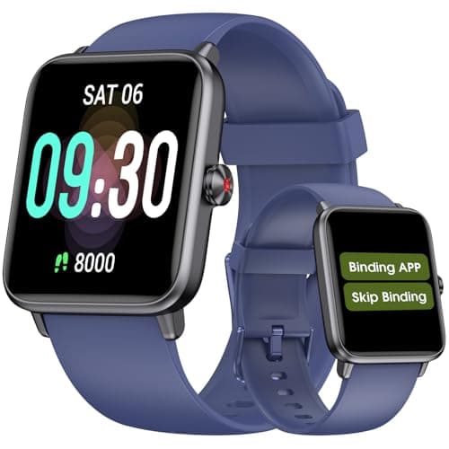 Pautios Pedometer Watch Senior Friendly No App/Phone Required, Waterproof Fitness Tracker Watch with Step Counter Calories/Sleep Tracker for Walking Running for Men Women