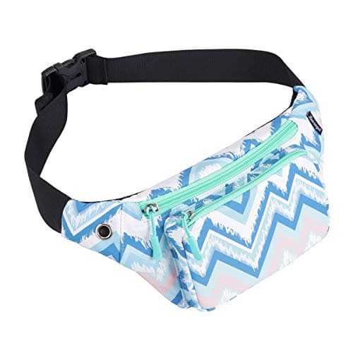 HUA ANGEL Fanny Pack for Women & Men - Crossbody Waist Bag Lightweight Belt Bum Bag for Sports, Travel, Hiking, Everyday Use