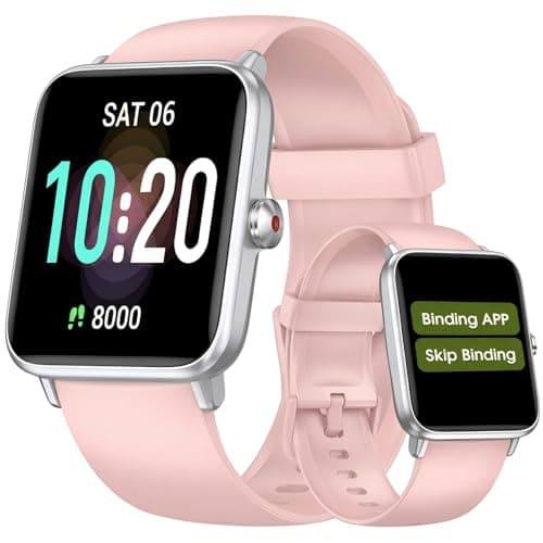 DAVIKO Pedometer Watch Senior Friendly No App/Phone Required,Waterproof Fitness Tracker Watch with Heart Rate Sleep Monitor Activity Tracker, Step Counter for Walking, Smart Watches for Women Men