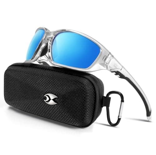 suoso Sports Polarized Sunglasses for Men: Womens UV400 Protection Sun Glasses Wrap Around Goggles for Fishing Driving TR90