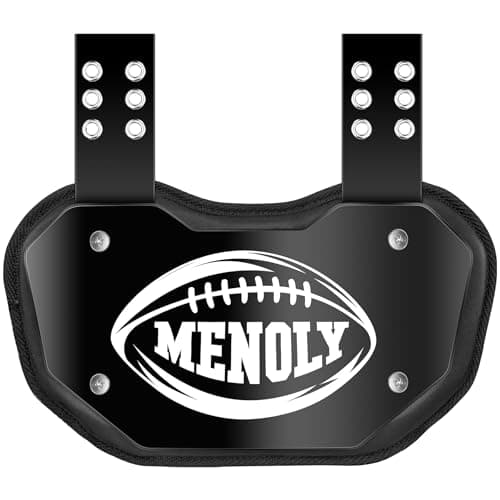 MENOLY Football Backplate Adult, Professional Football Back Plates with Hard Shell Lower Back Protector for High-Impact Protection, Rear Protector
