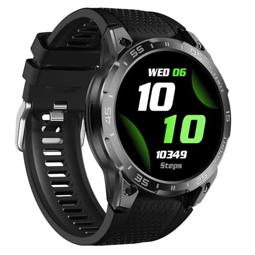 ZYVICXFJ Men's 1.85" Smartwatch with AI Voice | Waterproof Activity Tracker, Health Monitor, Multi-Sports Modes | Works with iPhone Android