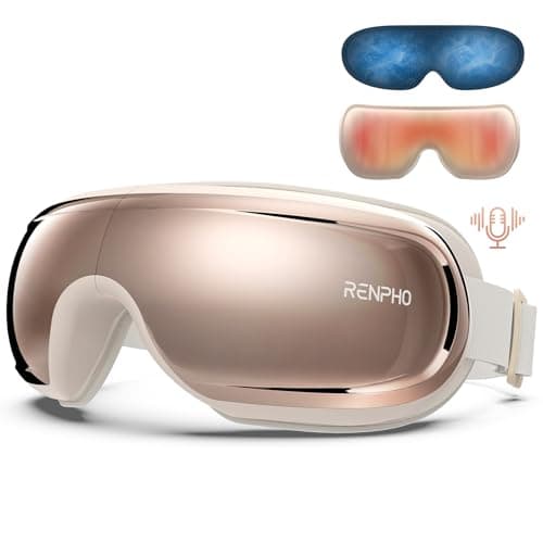 RENPHO Eyeris 3 Eye Massager with Heat and Cooling Voice Control, Mothers Day Birthday Gifts for Mom Women Men Her, FSA Eligible HSA Eye Mask for Migraine Relief, Eye Care Dry Eye Relax Reduce Strain