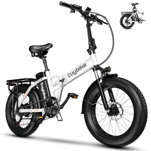 Kebiko 1000W Folding Electric Bike,48V 20AH Removable Battery E Bike,30+MPH,80 Miles Max Range Electric Bike for Adults,20" Fat Tire Foldable ebike,Adult Electric Bicycle for Commute Beach Snow