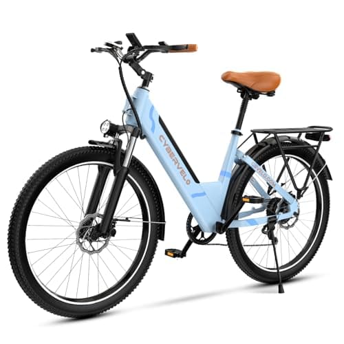 Aelith 26" Electric Bike for Adults – Powerful 1000W Motor, 48V Removable Battery, 7-Speed, Front Suspension & LCD Display – Commuter and Mountain EBike for Women