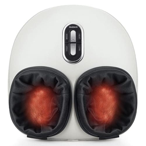 Nekteck Shiatsu Foot Massager with Heat for Neuropathy Plantar Fasciitis, 2026 Upgraded Air Compression Feet Massage Machine, Relaxation Gifts for Men Women Mom Dad Birthday Mother's Day, US 11 Size