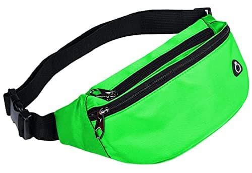 Fanny Pack for Men and Women, Water-Repellent Sports Waist Pack Bag for Travel Hiking Running Hands-free Wallets, Easy Carry Any Phone