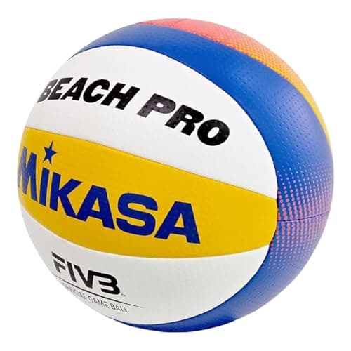 Mikasa Official Beach Volleyball BV550C-WYBR FIVB Approval (Size 5)