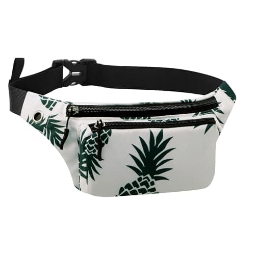 KAMO Fanny Pack, Waist Bag Sling Backpack Water Resistant Durable Polyester Small Outdoor Lightweight Crossbody Daypack for Women Men