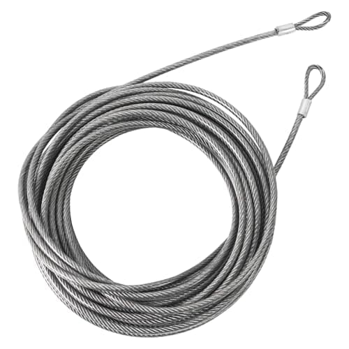 Aoneky 26ft 1/4'' Double Loop Stainless Steel Pickleball Net Professional Replacement Cable