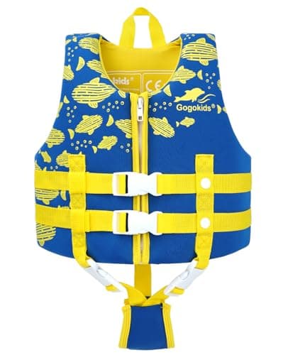 Gogokids Toddler Swim Vest, Kids Floaties – Boys & Girls Buoyancy Jacket for Pool & Beach, Fits 2-8 Years / 22-60 lbs