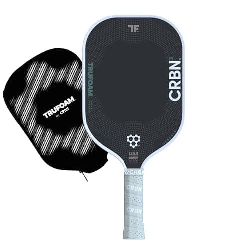 CRBN Pickleball - TruFoam Genesis - Carbon Fiber Pickleball Paddle - First-Ever 100% Foam Core Performance Paddle (Elongated)