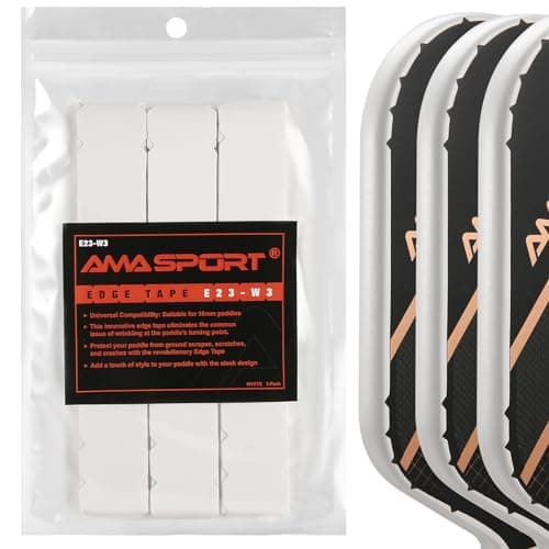 PICKLETECH Pickleball Paddle Protection Tape - Paddle Head Edge Guard - Racket Edge Protection Tape -Fit Perfectly Curved Edge -No Wrinkling
