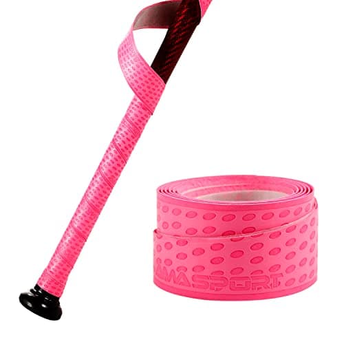 INSUM Baseball Bat Grip Tape Softball Bat Wrap Grip Tape 1.1mm (Pink)