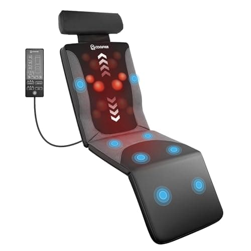 COMFIER FSA Full Body Massage Mat with Heat,HSA Eligible Shiatsu Back Massager for Pain Relief Deep Tissue Kneading&Vibration,Heating Chair Massage Pad for Recliner Sofa Bed,Mother‘s Day Gifts for Mom