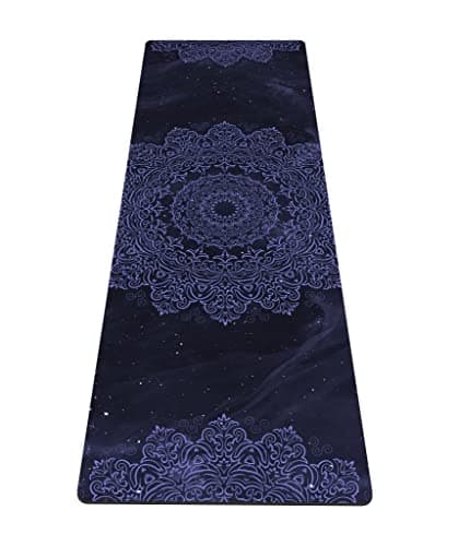 nuveti Yoga Mat Print Extra Thick TPE Non Slip Fitness Exercise Mat with Carrying Bag,72"x24" Extra Thick 6MM Exercise & Workout Mat for Yoga, Pilates Fitness and Floor Exercises