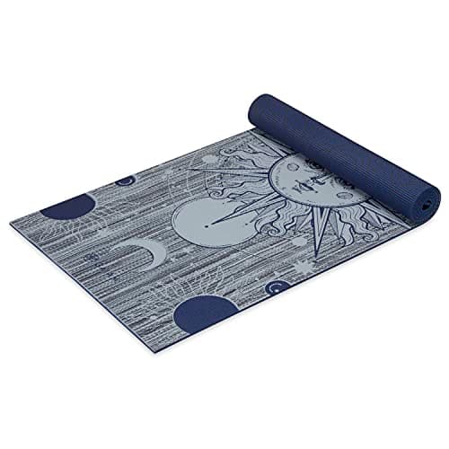 Gaiam Yoga Mat - Premium 6mm Print Reversible Extra Thick Non Slip Exercise & Fitness Mat for All Types of Yoga, Pilates & Floor Workouts - Ethereal Beauty