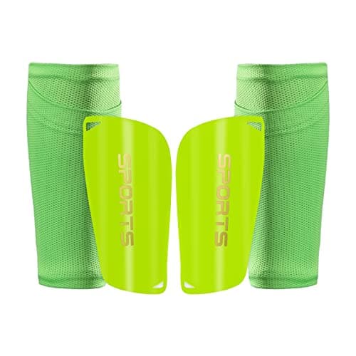AIMISICAR Kids Youth Soccer Shin Guards, Shin Pads and Shin Guard Sleeves for 3-15 Years Old Boys and Girls for Football Games, EVA Cushion Protection Reduce Shocks and Injuries