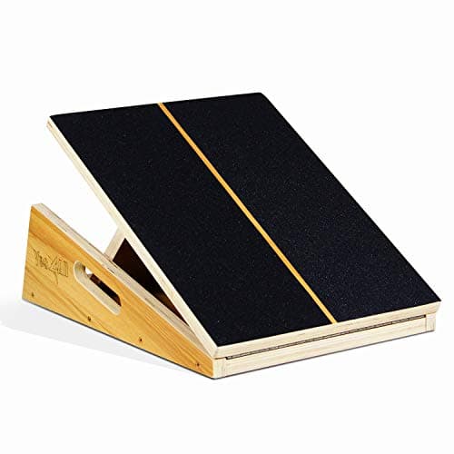 Yes4All Professional Incline Board, Slant board calf stretching, Squat Wedge and Anti-Slip Surface, Portable Side Handle Design for Easy Movement