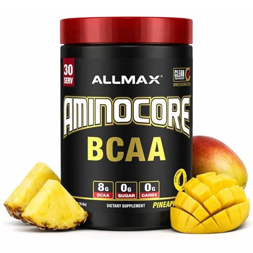 ALLMAX AMINOCORE BCAA Powder, Pineapple Mango, 30 Servings, 345 g