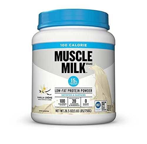 Muscle Milk ZERO, 100 Calorie Protein Powder, Vanilla, 15g Protein, 1.65 Pound, 25 Servings