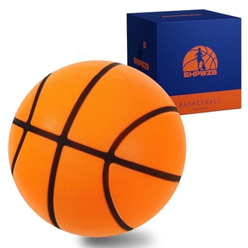 BHPWZB Silent Basketball Size 3-7" Indoor Foam Ball for Quiet Dribbling - Airless Basketball Training Gear | Soundless Dribbling & Hoop Games for Apartment, Dorm and Office