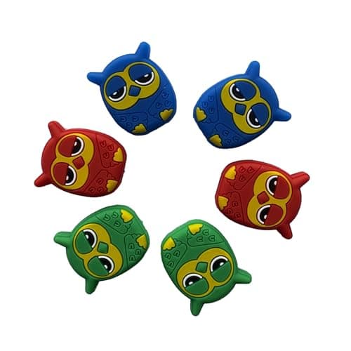 Tennis Racket Vibration Dampener (Colorful Owl)