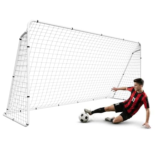 ZENY 12'x6' Portable Soccer Goal for Backyard Kids Adults Soccer Net and Frame for Home Backyard Practice Training Goals Soccer Field Equipment