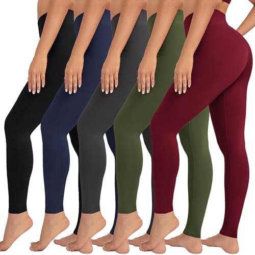 VALANDY Creamlush Women's Leggings High Waisted Tummy Control Stretch Yoga Pants Workout Running Tights Leggings for Women