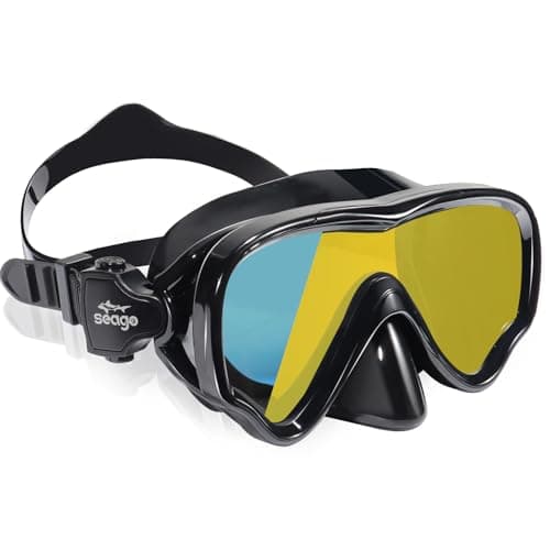 Seago Kids Swim Swimming Goggles for Kids 8-14 6-14 8-12 4-7, Swimming Goggles for Girls Boys Anti-Fog 180° Clear Vision No Leak Kids Youth Underwater Pool Water Mirror Lens Goggles with Nose Cover