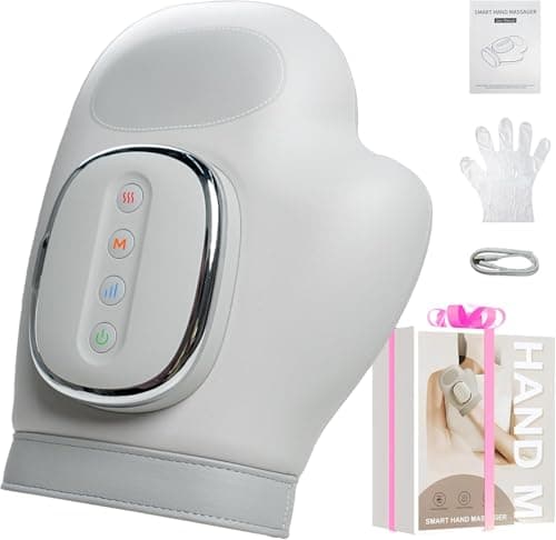 2026 NEW Smart Hand Massager with Heat and Compression – 3 Modes, 5 Intensities, Wireless Air Pressure for Arthritis & Hand Pain Relief – Portable for Home, Office, Travel – Ideal Wellness Gift