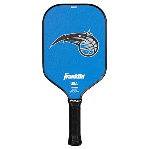 Franklin Sports NBA Orlando Magic Pickleball Paddle - Official NBA Team Rackets - USAP (USAPA) Approved Premium Quality Pickleball Paddles - Authentic Team Logos + Colors