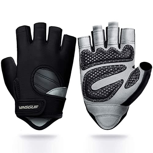 VINSGUIR Workout Gloves for Men and Women, Weight Lifting Gloves with Excellent Grip, Lightweight Gym Gloves for Weightlifting, Cycling, Exercise, Crosstraining, Pull ups, Fitness, Climbing and Rowing