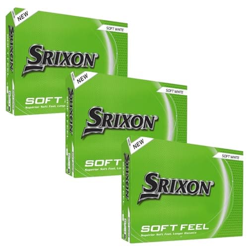 Srixon Soft Feel Golf Balls, Soft Feel 14 (36 Pack), White