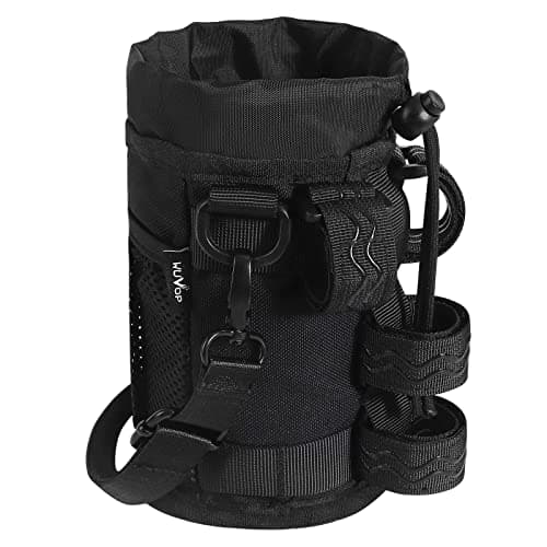 WUVOP Bike Cup Holder, Water Bottle Holder Handlebar for Bikes with Mesh Pockets, Universal Cycling Bicycle Water Bottle Drink Cup Cage for Cruiser, Scooter, Mountain Bike, Road Bikes, Wheelchair