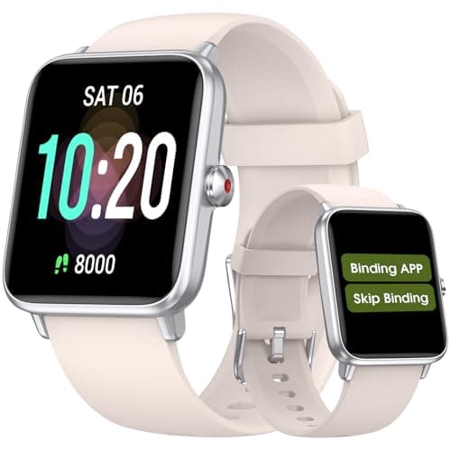 DAVIKO Pedometer Watch Senior Friendly No App/Phone Required,Waterproof Fitness Tracker Watch with Heart Rate Sleep Monitor Activity Tracker, Step Counter for Walking, Smart Watches for Women Men