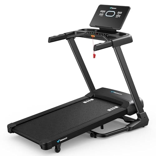 MERACH Treadmill with 15/18% Auto Incline, 55"/47"x18"/19" Wide Belt Treadmills, 0.5-8.7MPH/10MPH 3.5HP Brushless Incline Treadmill for Home, 350LBS Foldable Treadmills with Screen & APP & Heart Rate